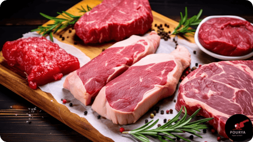 انواع گوشت قرمز